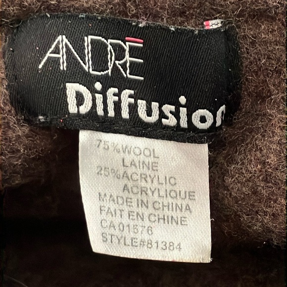 Wool hat - Cozy khaki Green /brown Ribbed Knit Hat - Picture 7 of 14